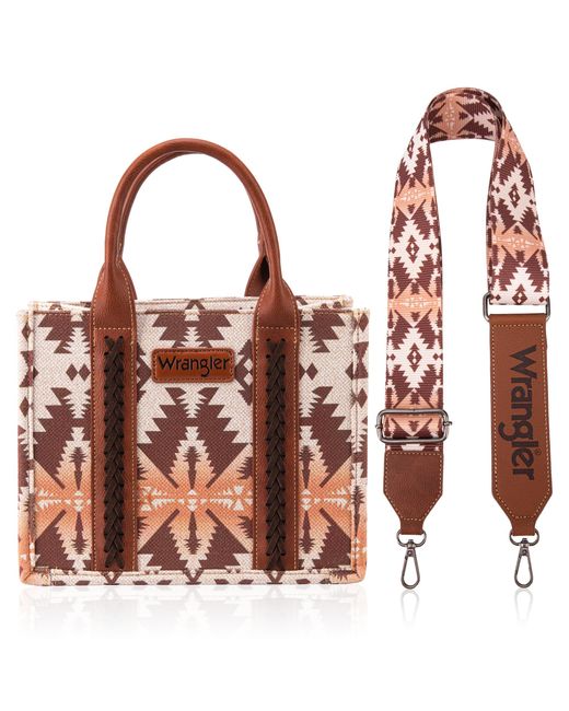 Wrangler Multicolor Tote Bag For Aztec Handbags Western Purses For