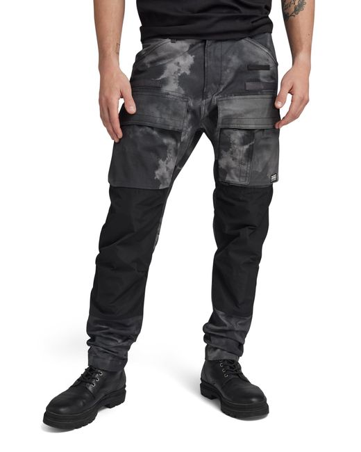 3D Regular Tapered Cargo Pants Donna ,Multicolore di G-Star RAW in Black da Uomo