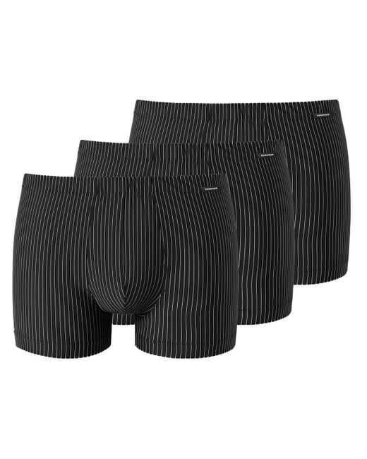 Schiesser Retro Short/Pant - 3er in Black für Herren