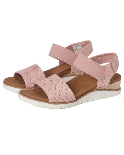 Skechers Pink Martha Stewart Arch Fit Beach Kiss-beyond Chic Sandal