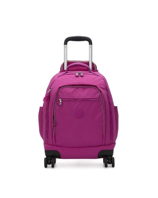 Kipling Zea 15" Laptop Rolling Backpack Pink