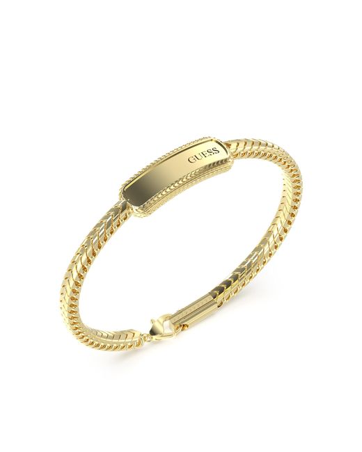 Bracciale da uomo Sailor Knot in acciaio dorato di Guess in Metallic da Uomo