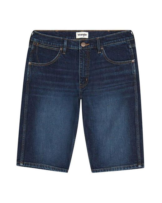 Wrangler Colton Denim Shorts in Blue für Herren
