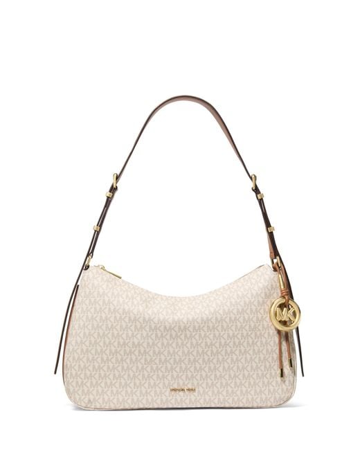 Michael Kors Md Tz Hobo Shldr Vanilla Acrn Eenheidsmaat in het Natural