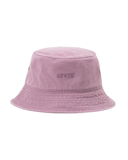Levi's Purple Headline Bucket Hat