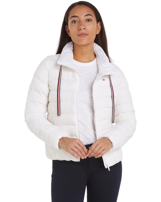 Veste en Duvet Packable Padded Jacket Hiver Tommy Hilfiger en coloris White