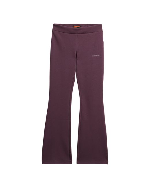 Superdry Sport Tech Lr Flare Sweat Pants Xs Purple