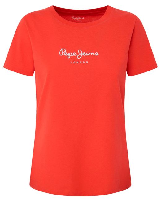 Pepe Jeans Wendy T-shirt in het Red