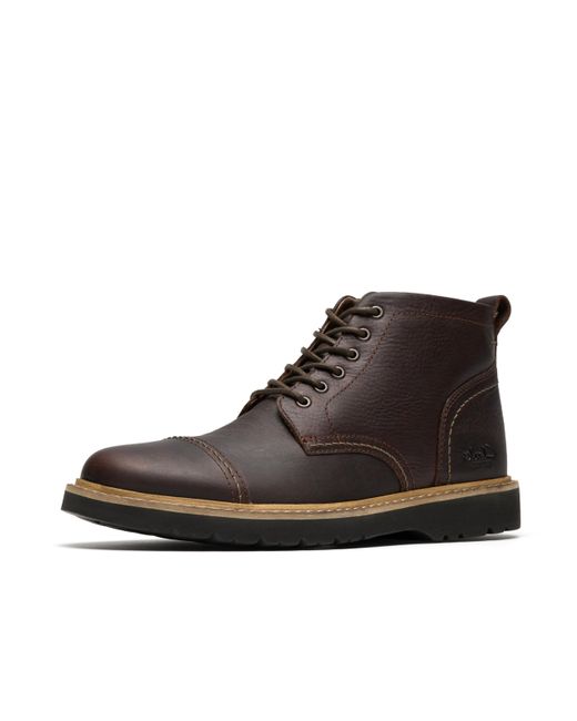 Eastridge Mid Lace-Up Chukka Boot Uomo di Clarks in Brown da Uomo