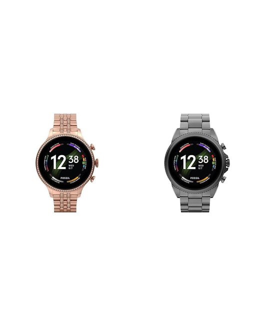 Smartwatch Gen 6 Connected da Donna con Wear OS by Google di Fossil in Nero  | Lyst