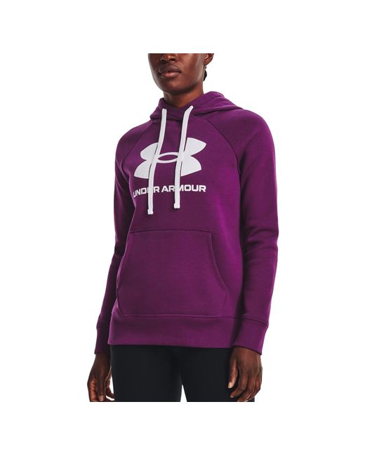 Under Armour S Rival Oth Hoodie Purple Xs