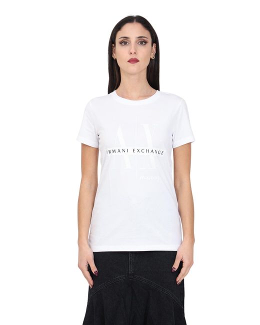 Emporio Armani White A | X Armani Exchange Armani Exchange Limited Edition Mixmag Cotton T-shirt