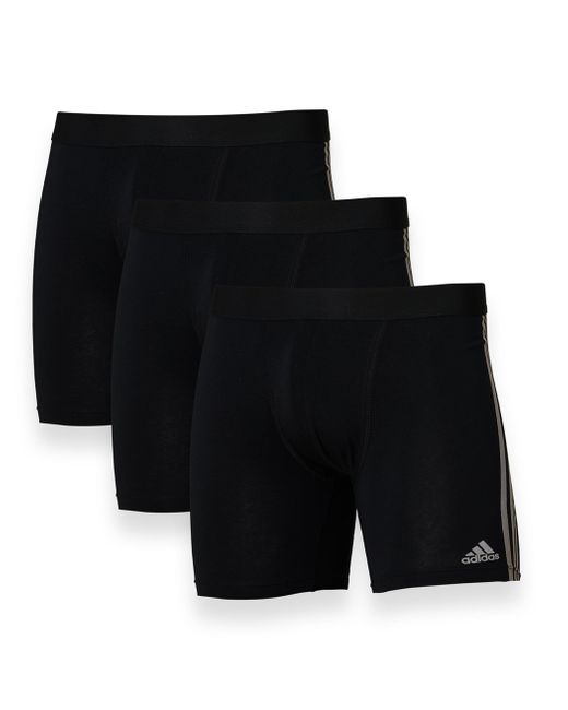 Multipack Boxer Brief Adidas de hombre de color Black