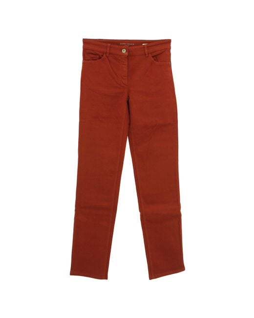 Gerry Weber , Straight Fit, Jeans Hose Stretchdenim Rust Red D 42 W 32 L 30