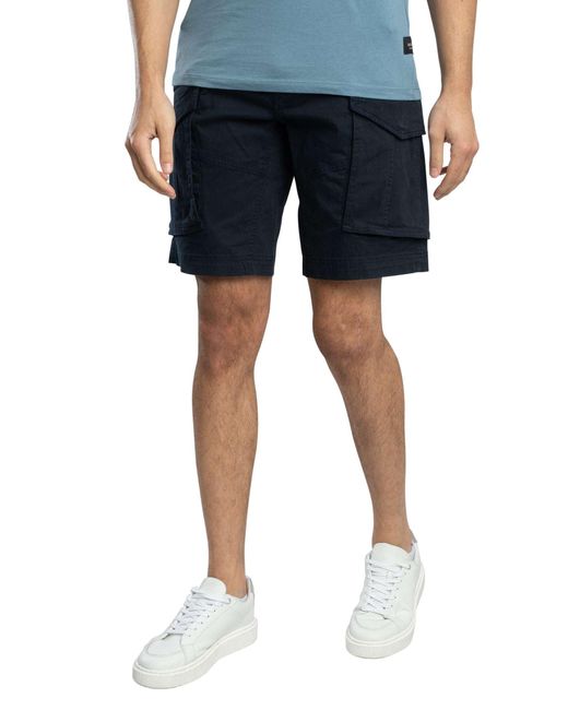 Uomo Pantaloncini Cargo Joe di Replay in Blue da Uomo