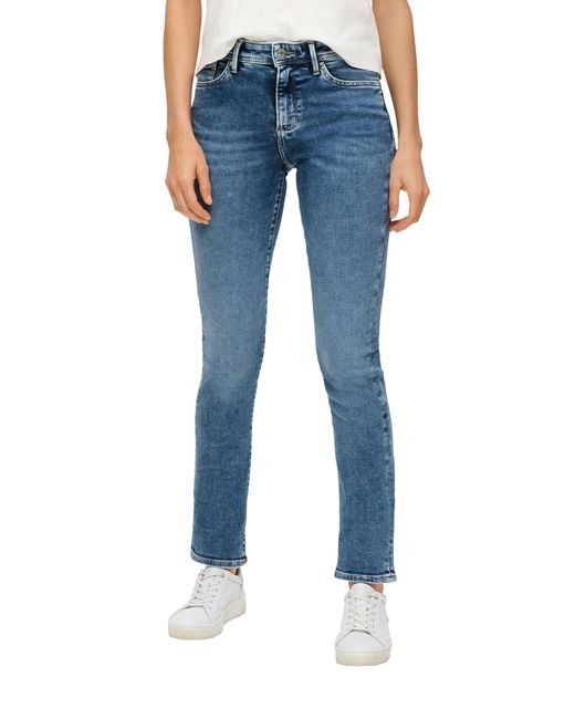 S.oliver Blue Jeans Betsy/Slim Fit/Mid Rise/Slim Leg blau 40/36