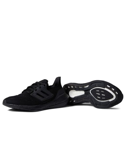 Adidas Black Ultraboost 22 Running Shoes for men