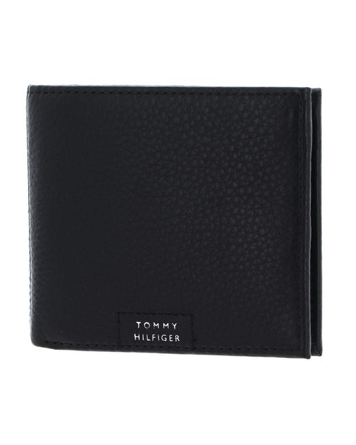 Tommy Hilfiger Th Premium Leather Cc And Coin Wallet Black voor heren