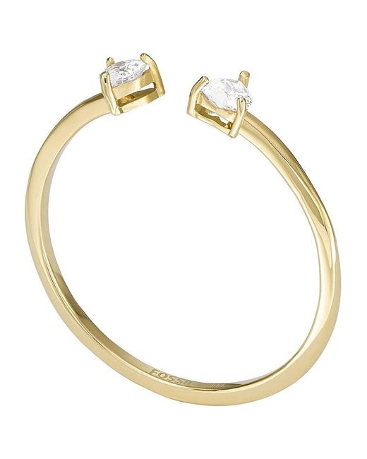 Fossil Metallic Ring Für Frauen Sadie