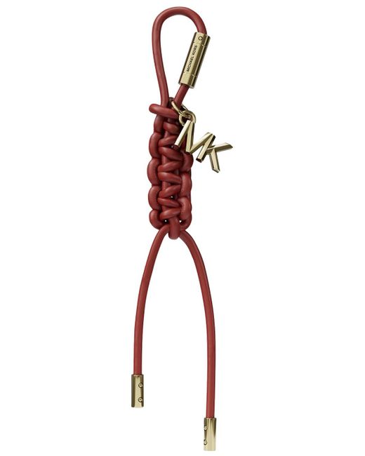 Michael Kors Black Braided Charm Key Chain