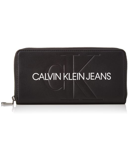 Calvin Klein Black CK JEANS Ckj Sculpted Mono Reisezubehr Reisebrieftasche