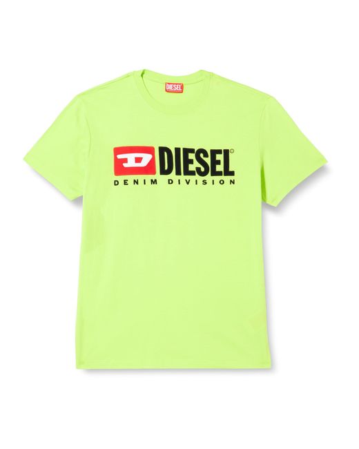 DIESEL Green T-diegor-div T-shirt for men