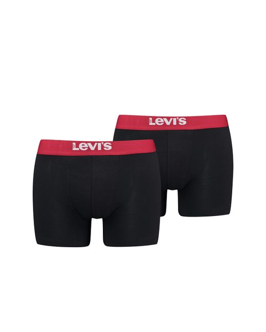 Solid Basic Boxer di Levi's in Red da Uomo