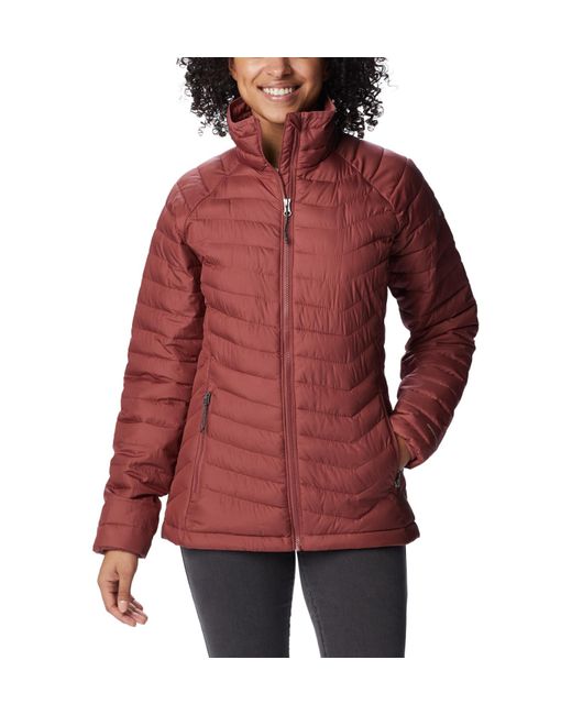 Columbia Red Powder Lite Insulated Jacket