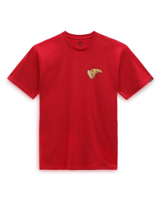 Vans Red Pizza Night T-shirt for men