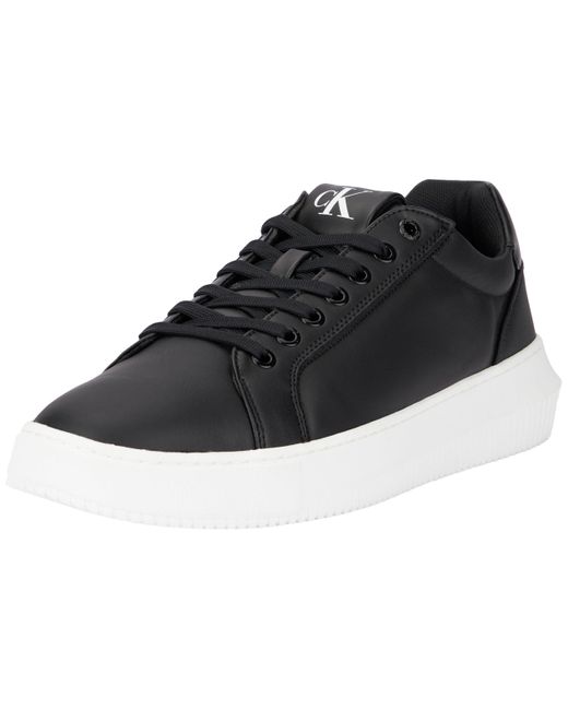 Jeans Chunky Cupsole Clean Low Ym0ym01124 di Calvin Klein in Black da Uomo