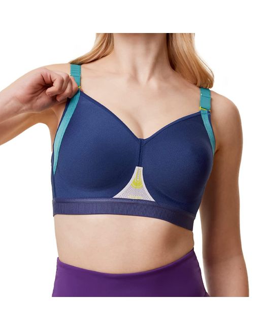 Triumph Blue Triaction Gravity Lite P Ex Sports Bra