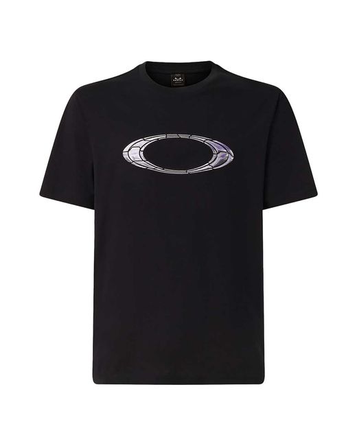 Oakley Mtl Vloeibare Ellipse T-shirt Classic in het Black voor heren