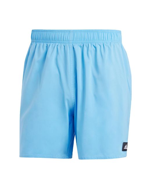 Solid CLX Short-Length Swim Shorts Bañador para Hombre Adidas de hombre de color Blue