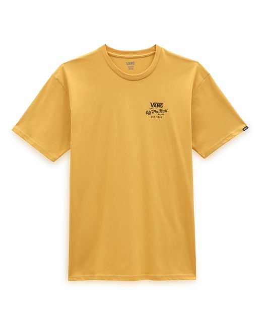 Lavorato T-Shirt di Vans in Yellow da Uomo