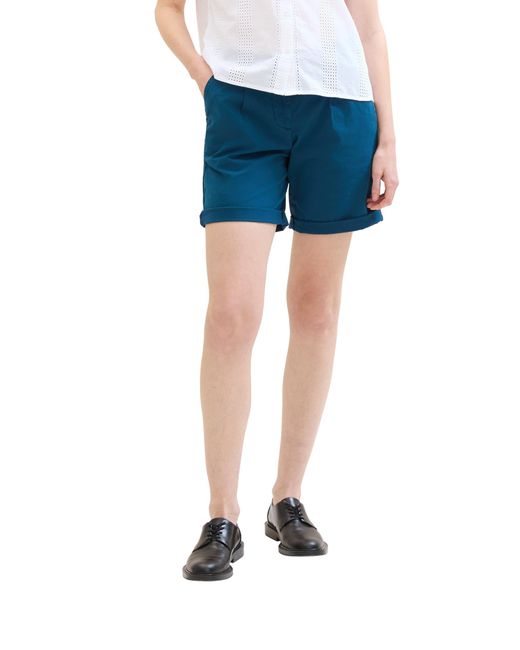 Tom Tailor Blue Chino Bermuda Shorts