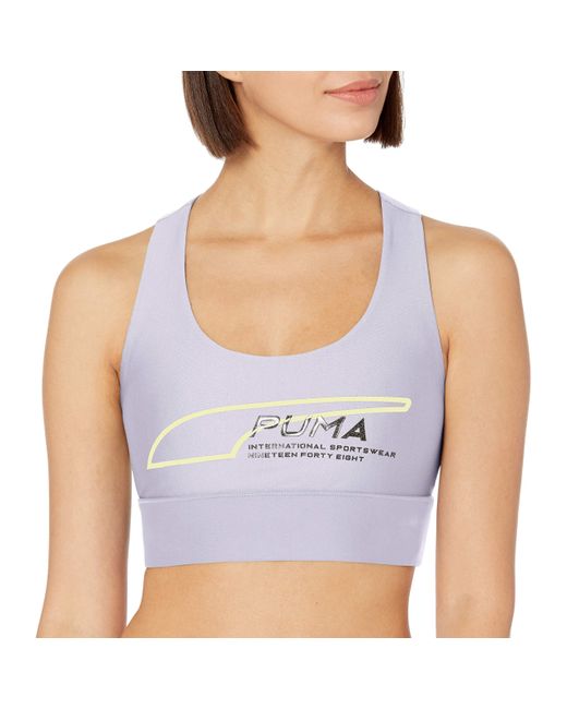 puma purple crop top