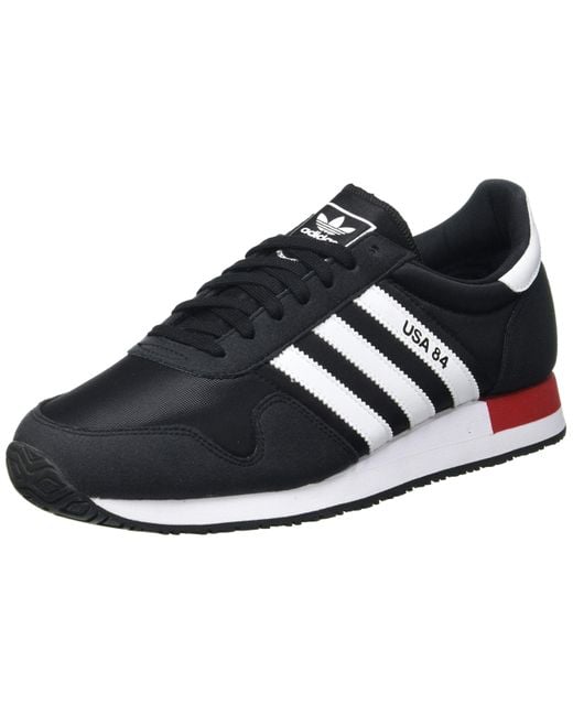 adidas USA 84 Running Shoe in Schwarz fur Herren Lyst DE