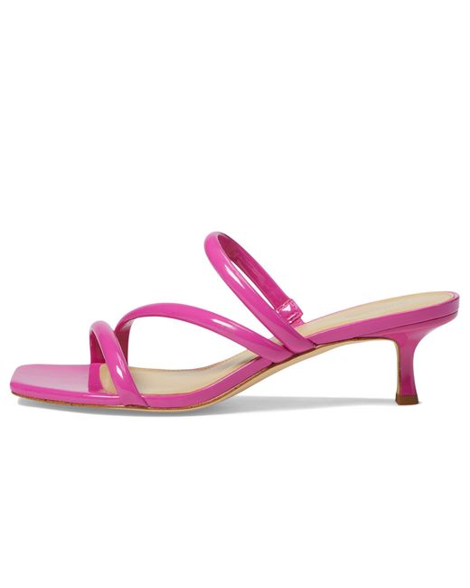 Michael Kors Pink Celia Kitten Slide Sandal