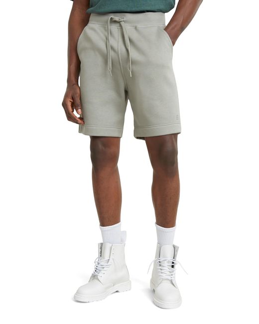 G-Star RAW Gray Premium Core Sweat Shorts for men