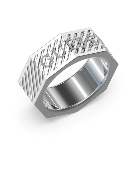 Anello Uomo di Guess in Metallic da Uomo