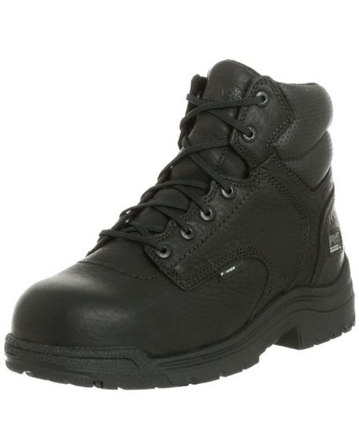 Timberland Black Titan 6 Inch Composite Safety Toe Industrial Work Boot for men