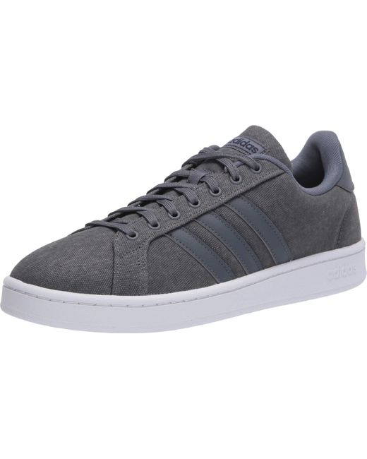 adidas Suede Mens Grand Court Sneaker in Blue for Men - Save 27% - Lyst