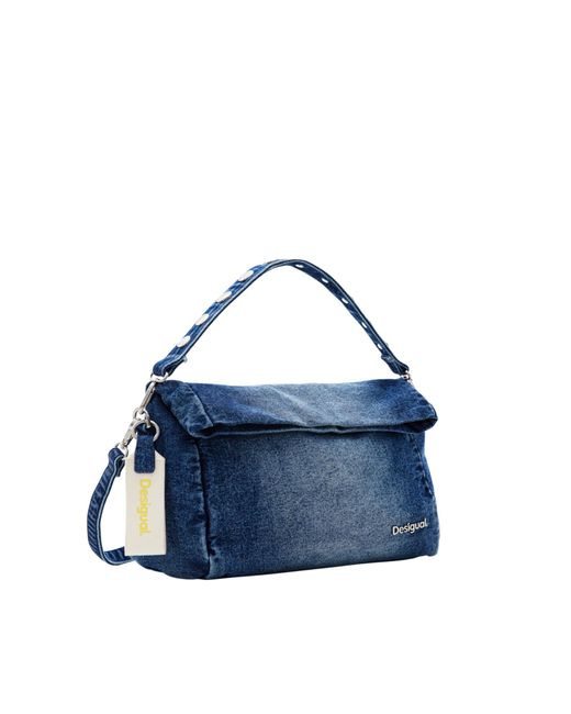 Desigual Blue Priori Love Accessories Denim Hand Bag