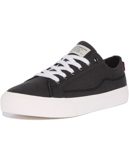 Levi's Black Levis Footwear And Accessories Decon Lace Sneakers for men