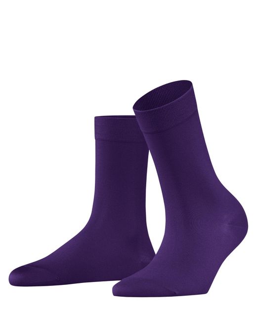 Falke Purple Socken Cotton Touch W SO Baumwolle einfarbig 1 Paar