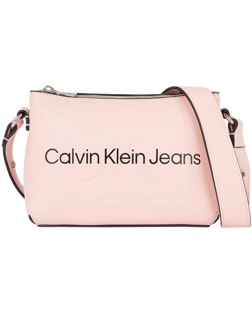 Jeans Donna Borsa a Tracolla Piccola di Calvin Klein in Pink