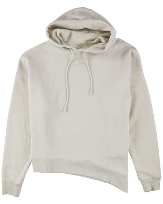 Reebok Gray S Studio Cozy Fashion Hoodie Sweatshirt