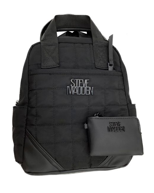 Steve Madden Black Brosie Backpack