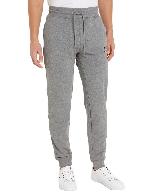 Tommy Hilfiger Gray Track Pant Lounge Joggers for men