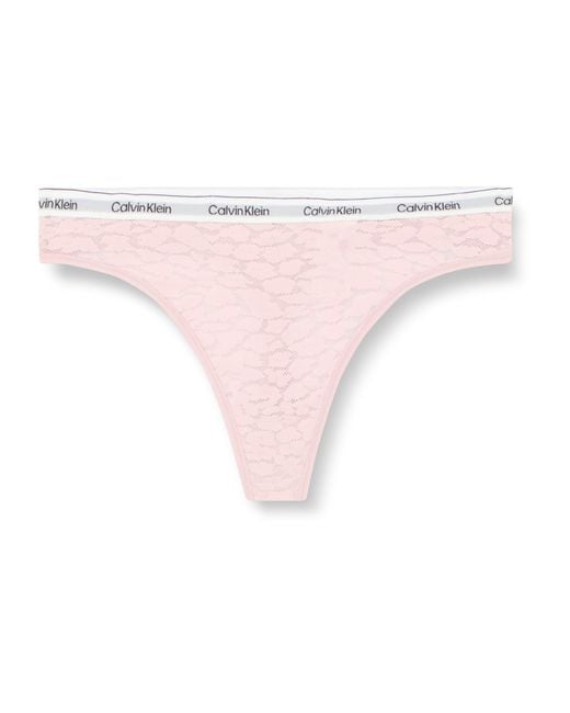 Calvin Klein Pink High Leg Thong 000qd5051e